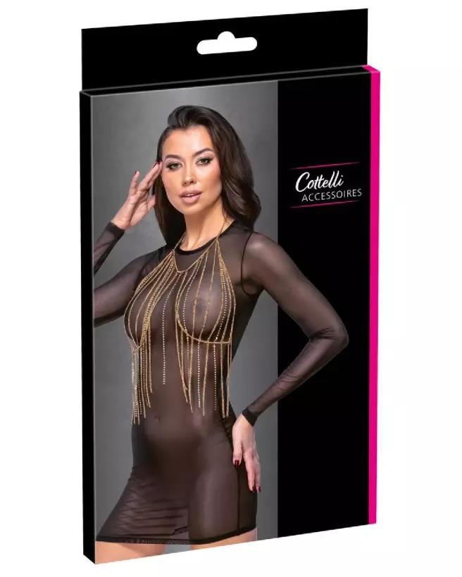 Chain Top Gold de Cottelli ACCESSOIRES, bijou élégant et tendance-1