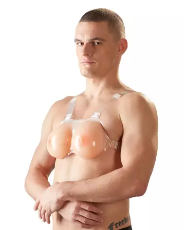 Image des Faux Seins en Silicone Cottelli avec Bretelles Ajustables-6
