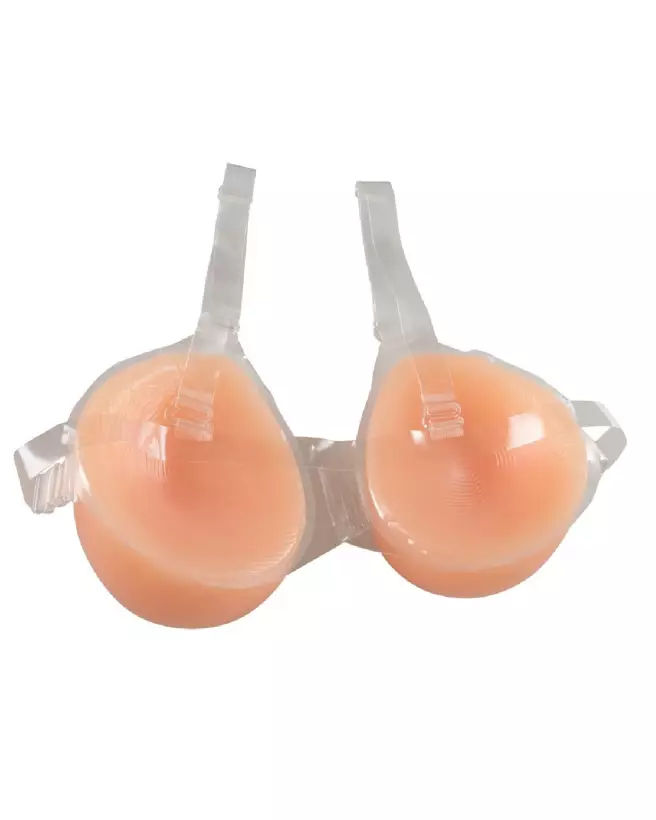 Image de faux seins réalistes en silicone avec sangles ajustables Cottelli ACCESSOIRES-4