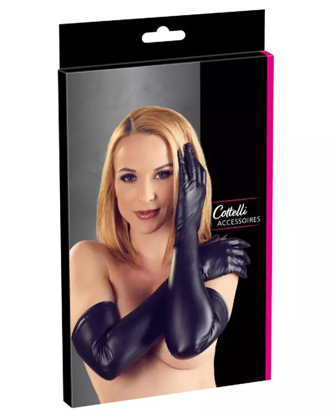 Gants noirs Cottelli ACCESSOIRES tailles S à L élégants et confortables-1