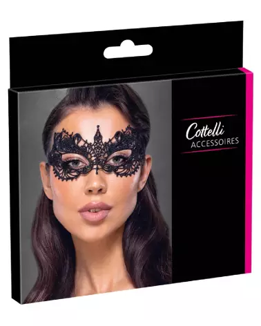 Masque Blindfold Cottelli ACCESSOIRES pour jeux sensoriels et intimité renforcée-1