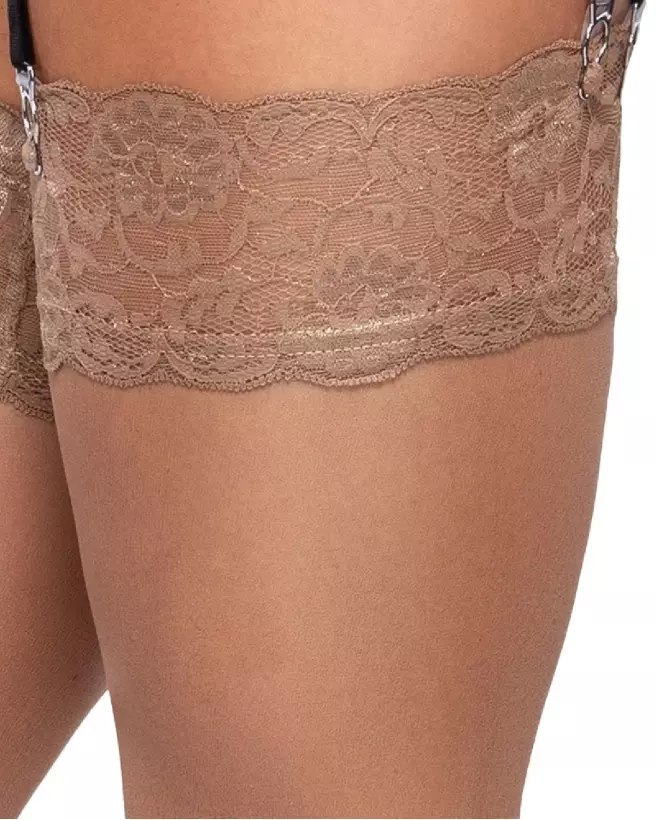 Collants Cottelli LEGWEAR nude en taille XL pour confort et style-4