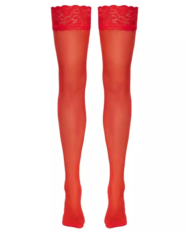 Collants rouges Cottelli LEGWEAR taille S élégants et confortables-7