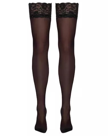 Collants noirs élégants taille L Cottelli LEGWEAR-7