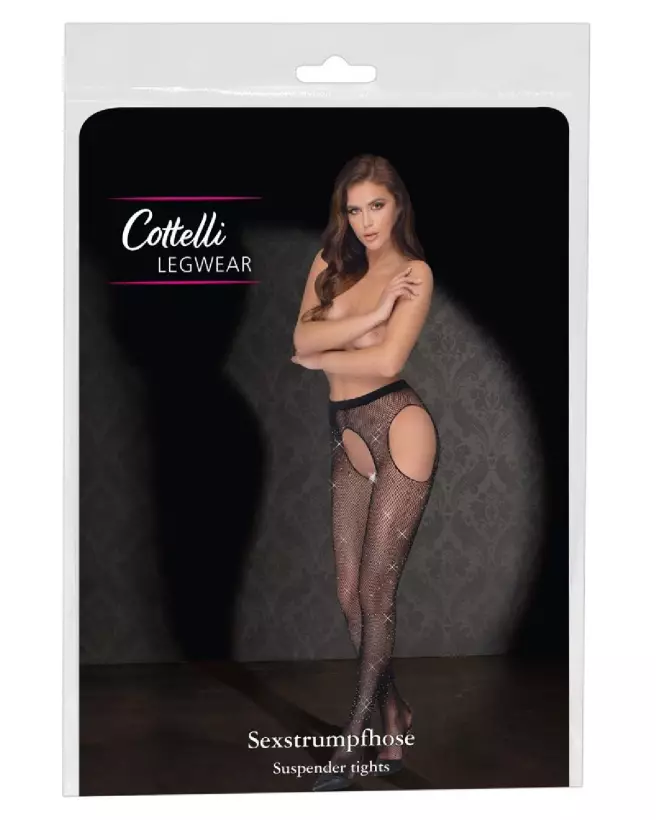 Collants Sex Tights Cottelli LEGWEAR taille S-L élégance et confort-1