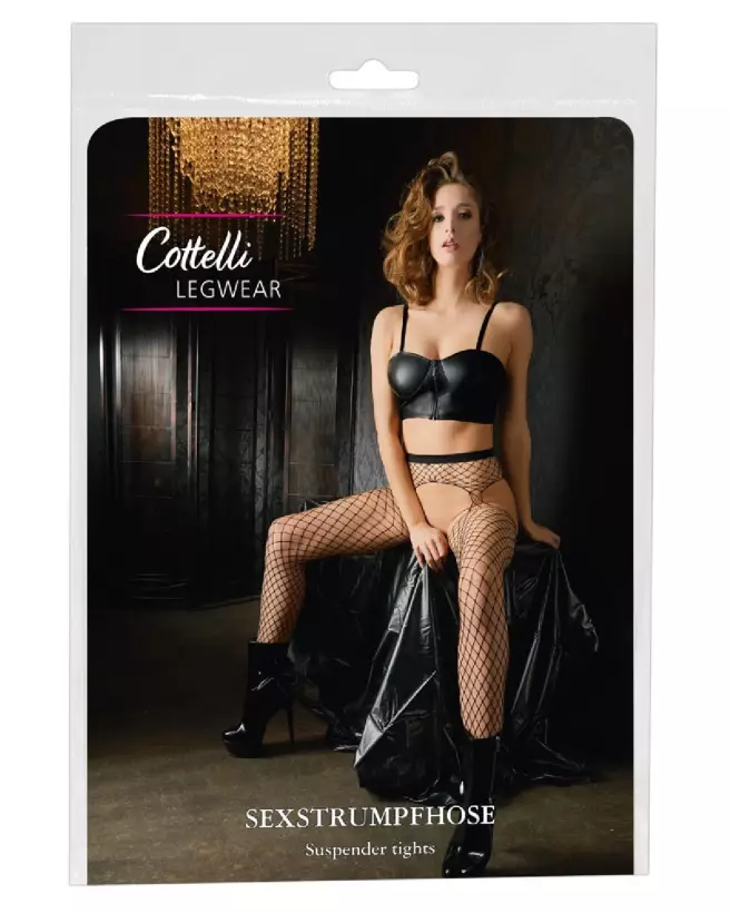 Image des Sex Tights S-L de Cottelli LEGWEAR, collants élégants et confortables en tailles S à L-1