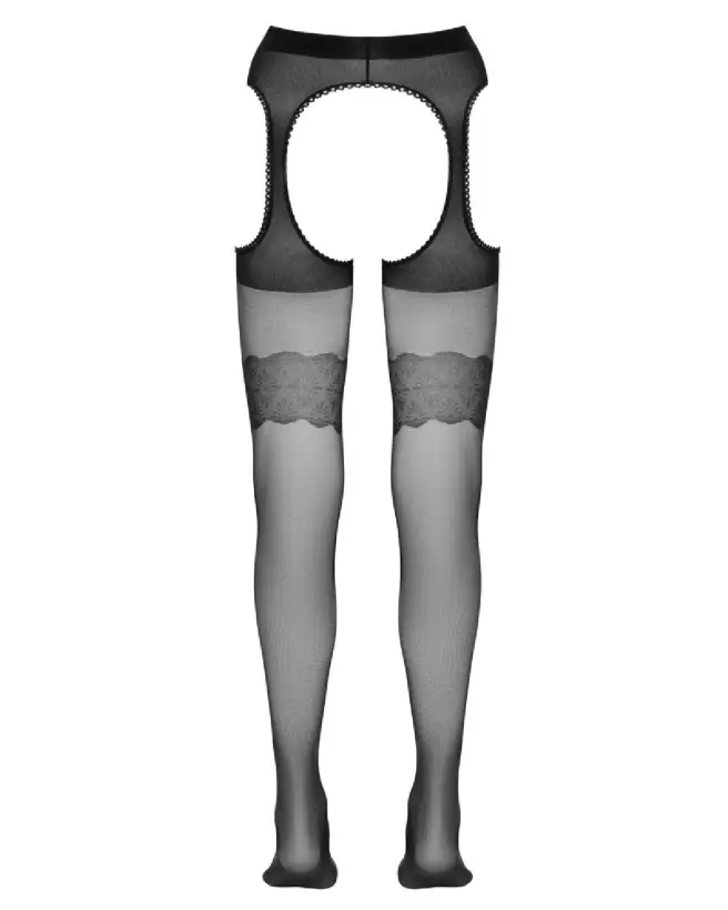 Collants avec jarretière taille L de Cottelli LEGWEAR-6