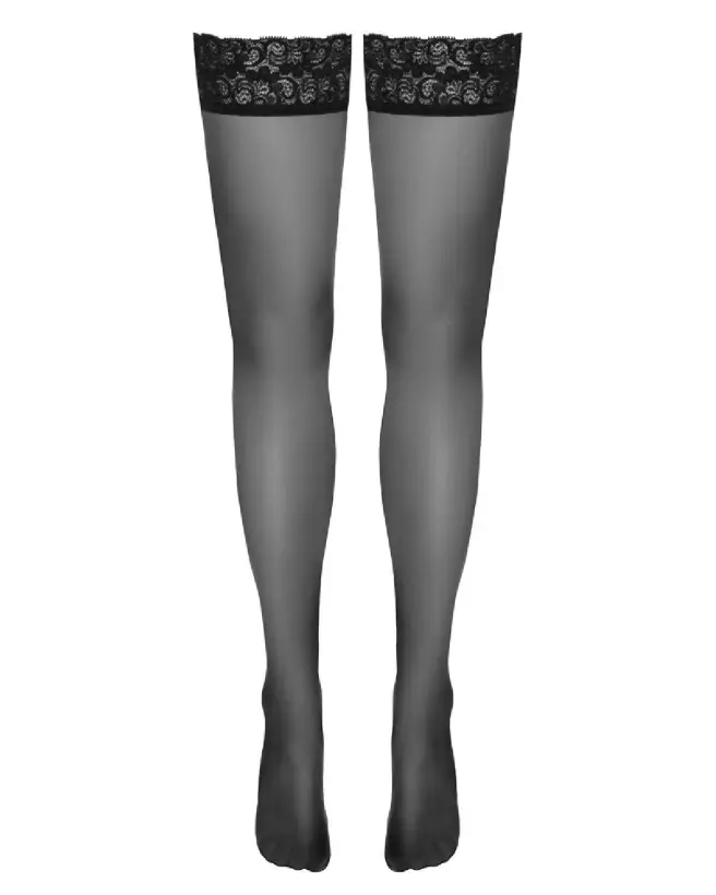 Image des collants Hold-Up Stock Black 4 de Cottelli LEGWEAR, élégants et confortables-7