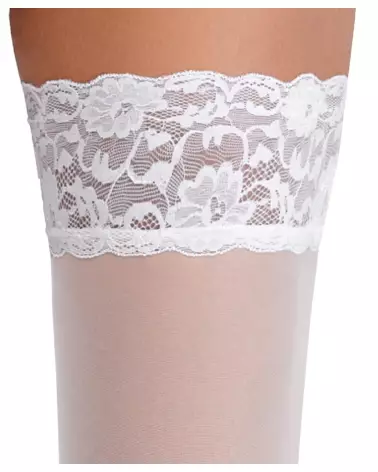 Hold-Ups White 2 Cottelli LEGWEAR collants élégants blancs-7