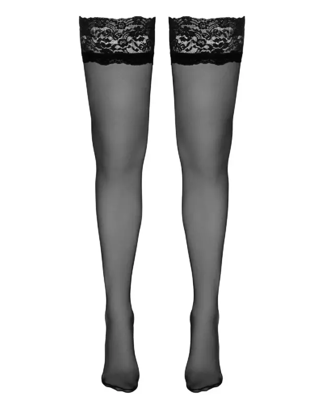 Collants Hold-Up Black 2 Cottelli LEGWEAR élégants et confortables-4