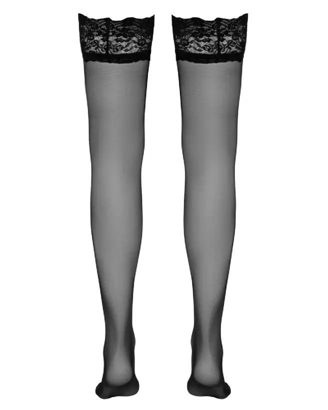 Collants Hold-Up Black 2 Cottelli LEGWEAR élégants et confortables-5