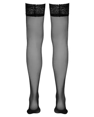 Hold-Up Stockings Black 5 par Cottelli LEGWEAR, élégants collants noirs confortables et durables-5