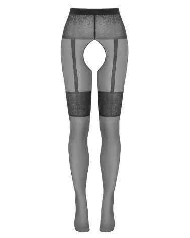 Photo des Crotchless Tights 2 de Cottelli LEGWEAR, collants ouverts élégants-7