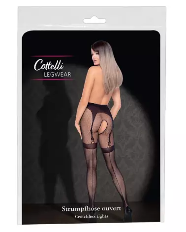 Collants Cottelli LEGWEAR Tights Net S-L style élégant et confortable-1