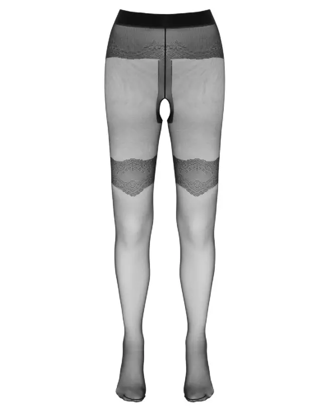 Image des Collants Crotchless Tights 5 de Cottelli LEGWEAR, style élégant et séduisant-5