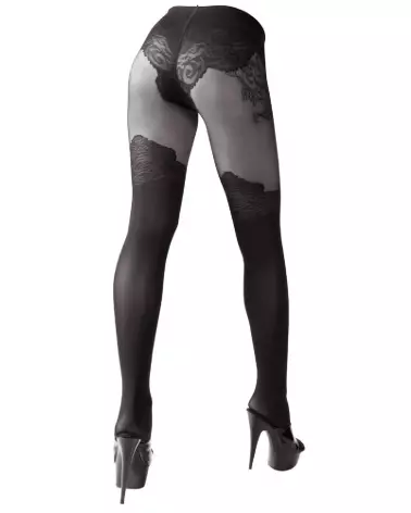 Collants Crotchless Tights 1 de Cottelli LEGWEAR, stylés et confortables-4