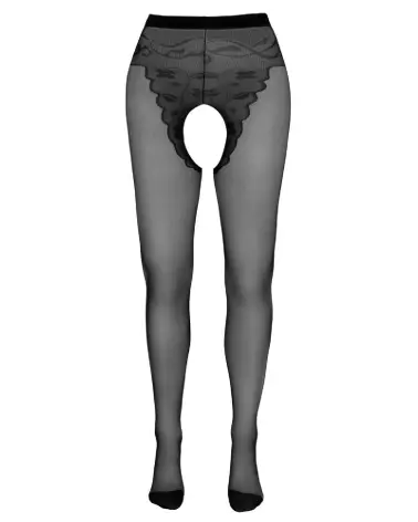Cottelli LEGWEAR Crotchless Tights 3, collants ouverts élégants-4