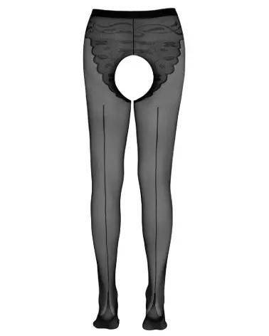 Collants Crotchless Tights 2 de Cottelli LEGWEAR, style élégant et ouverture pratique-5