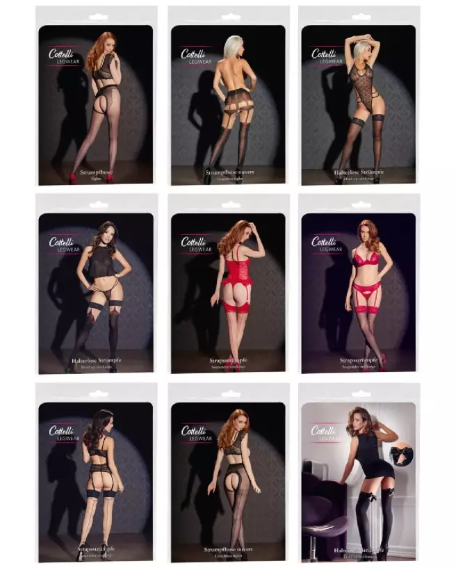 Image Bundle Stockings Cottelli LEGWEAR élégant et confortable-1