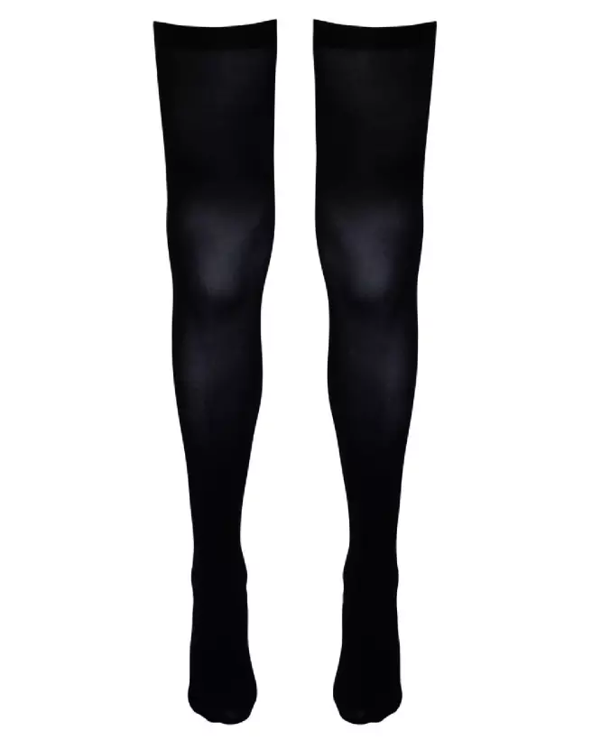 Collants mi-cuisse en résille Cottelli LEGWEAR taille M/L élégants et séduisants-5
