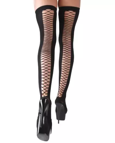 Collants résille mi-cuisse Cottelli LEGWEAR taille S/M-3