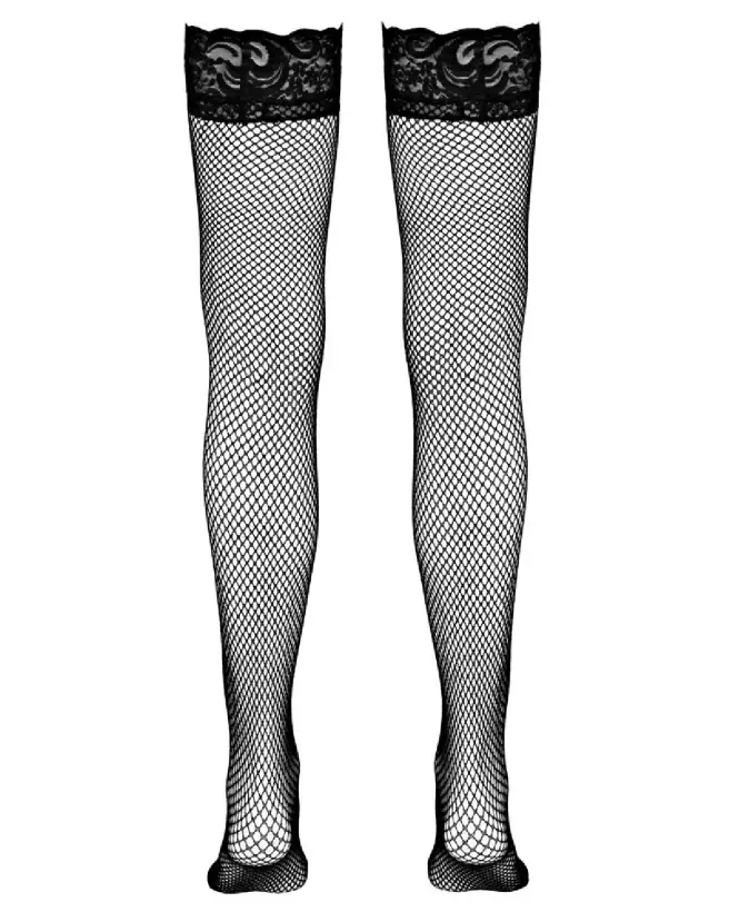 Collants Cottelli LEGWEAR Net Hold-Up noirs taille S-6