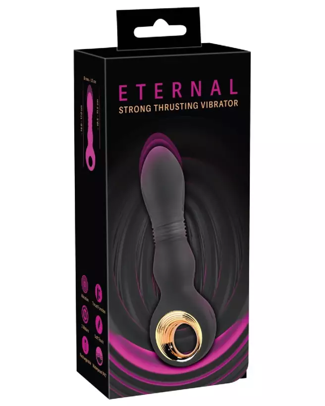 Plug Anal Eternal Strong Thrusting Vibra, Confort Ergonomique, Stimulation Profonde, Qualité Eternal-1