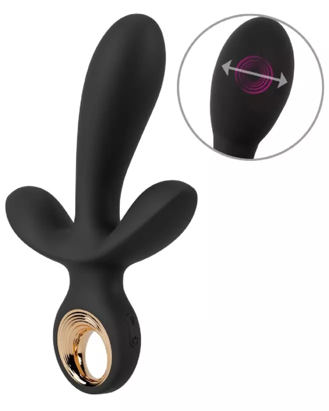 Inflatable Triple Vibrator Eternal pour stimulation anale intense avec triple moteur-2