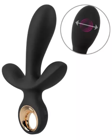 Inflatable Triple Vibrator Eternal pour stimulation anale intense avec triple moteur-2
