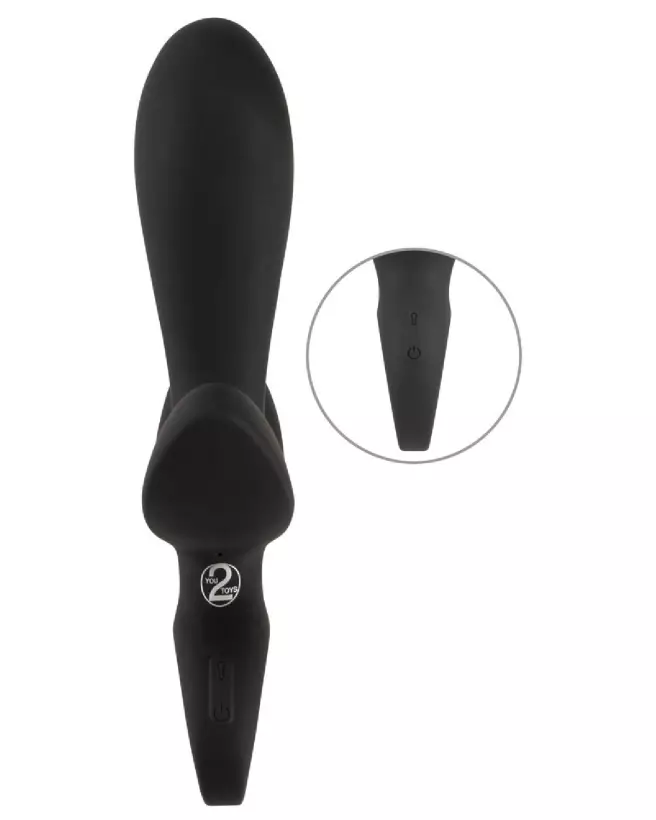 Inflatable Triple Vibrator Eternal pour stimulation anale intense avec triple moteur-3