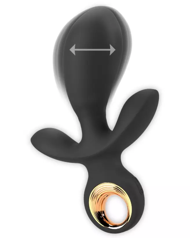 Inflatable Triple Vibrator Eternal pour stimulation anale intense avec triple moteur-6