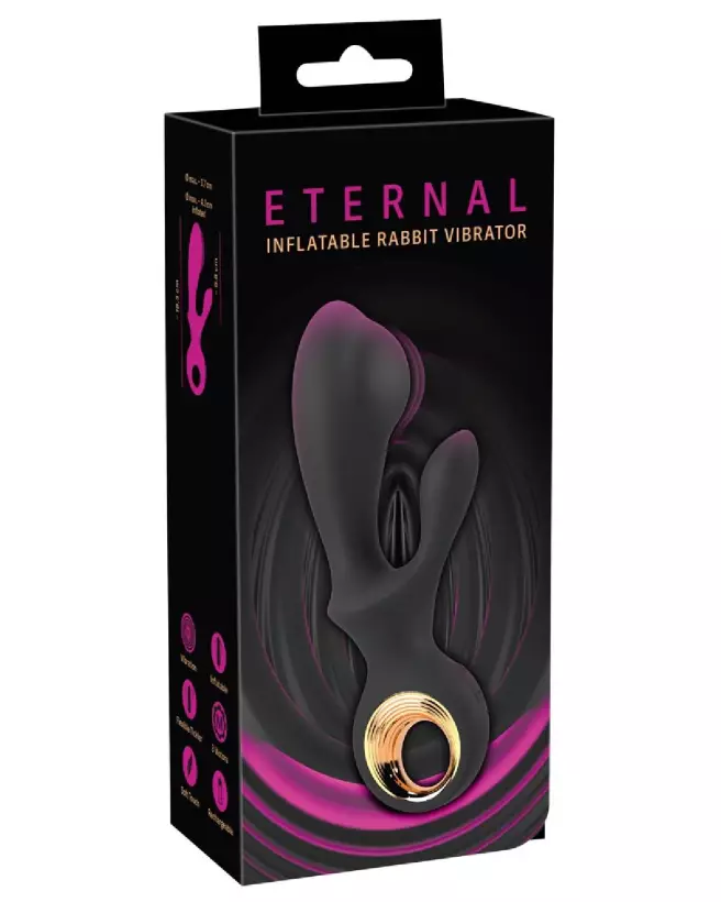 Image du Eternal Inflatable Rabbit Vibr, plug anal extensible avec vibrations-1