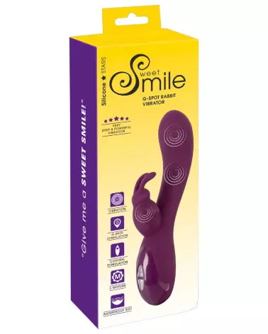 Image du vibromasseur Sweet Smile G-Spot Rabbit, stimulation intense du point G-1