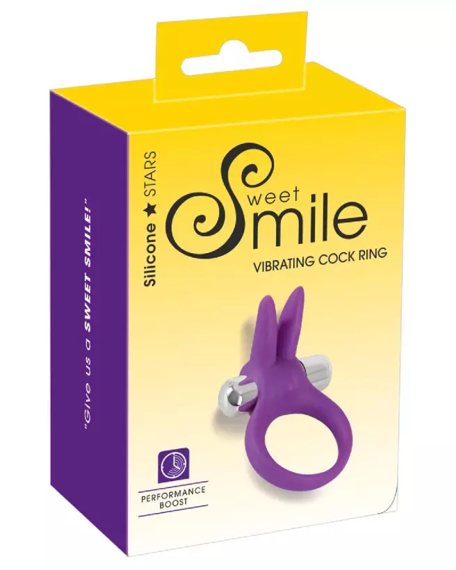 Cock Ring Rabbit Sweet Smile pour stimulation et plaisir durable-1