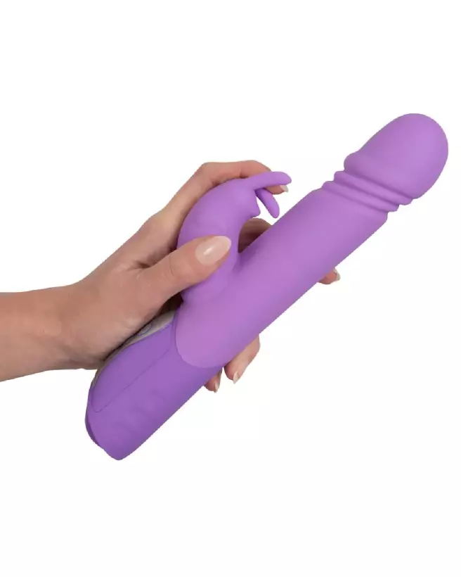Image du Sweet Smile Push Vibrator, jouet Rabbit ergonomique pour plaisir intense.-4