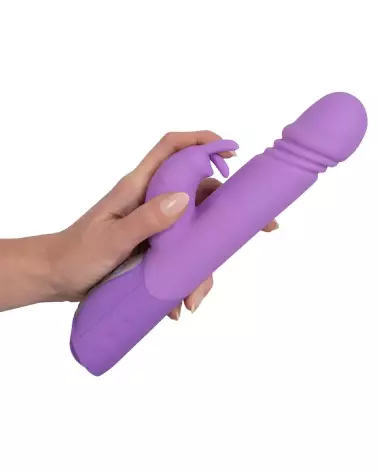 Image du Sweet Smile Push Vibrator, jouet Rabbit ergonomique pour plaisir intense.-4
