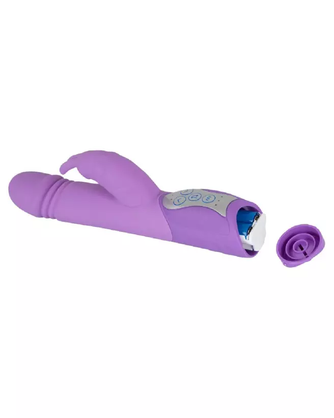 Image du Sweet Smile Push Vibrator, jouet Rabbit ergonomique pour plaisir intense.-5