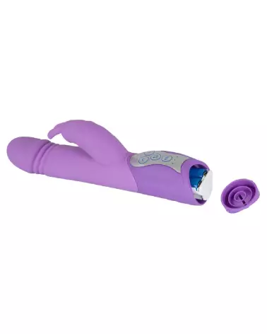 Image du Sweet Smile Push Vibrator, jouet Rabbit ergonomique pour plaisir intense.-5