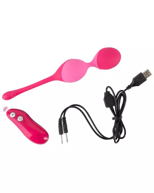 Boules de Geisha Sweet Smile avec télécommande pour stimulation et renforcement pelvien-6