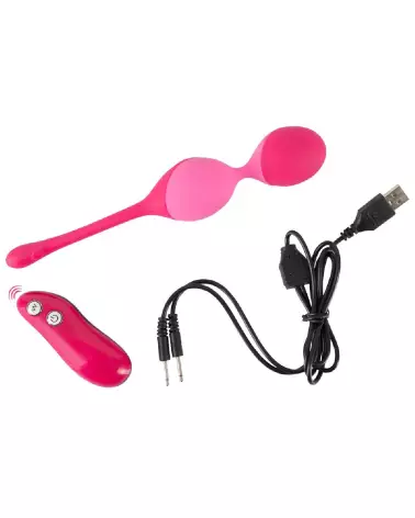 Boules de Geisha Sweet Smile avec télécommande pour stimulation et renforcement pelvien-6