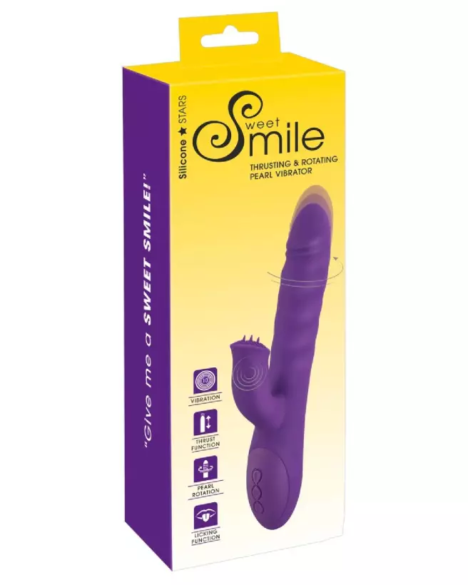 Image du Sweet Smile Thrusting & Rotating Rabbit, jouet intime ergonomique pour plaisir maximal-1