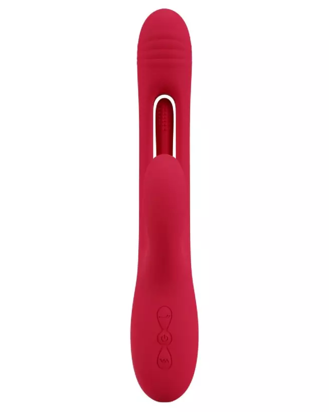 Image du vibromasseur Rabbit Sweet Smile Flicking, haute performance et design élégant-3