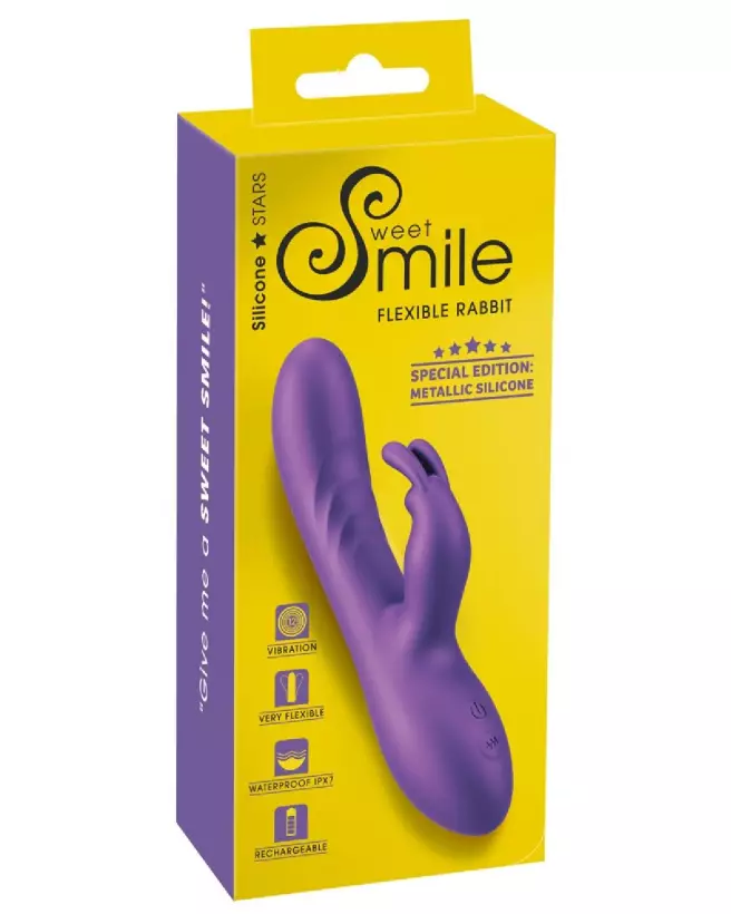 Image du Sweet Smile Flexible Rabbit, vibromasseur ergonomique pour stimulation intense-1