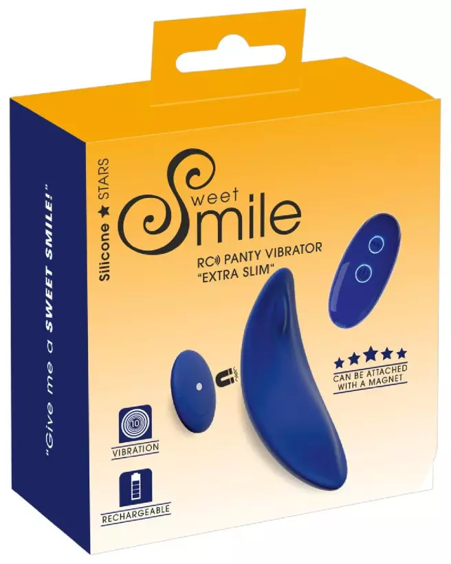 Image de la culotte vibrante Smile RC Panty Vibrator Slim de Sweet Smile pour stimulation discrète-1