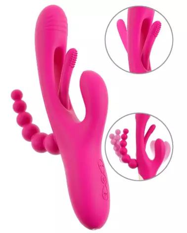 Image du Smile Triple Vibe de Sweet Smile, vibromasseur triple stimulation-2