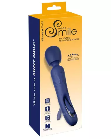 Image du Smile 2in1 Wand avec flicking par Sweet Smile, wand ergonomique et puissant-1