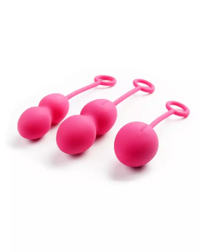 Image des Boules de Geisha Nova Plum Red SVAKOM pour renforcement pelvien et plaisir intime-3