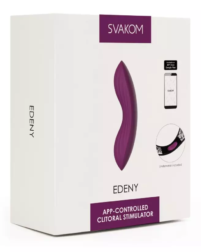 Image de la Culotte Vibrante Edeny SVAKOM pour plaisir discret et contrôle à distance-1