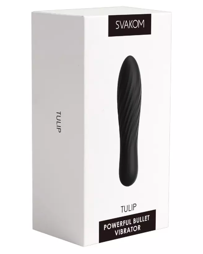 Image du vibromasseur Tulip Black par SVAKOM - design élégant et discret-1