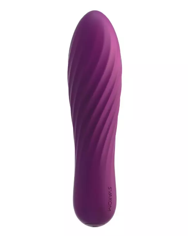 Image du vibromasseur Tulip Violet de SVAKOM - Élégant et efficace pour plaisir accru-2